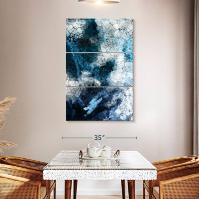 Bleu marine Avery abstrait