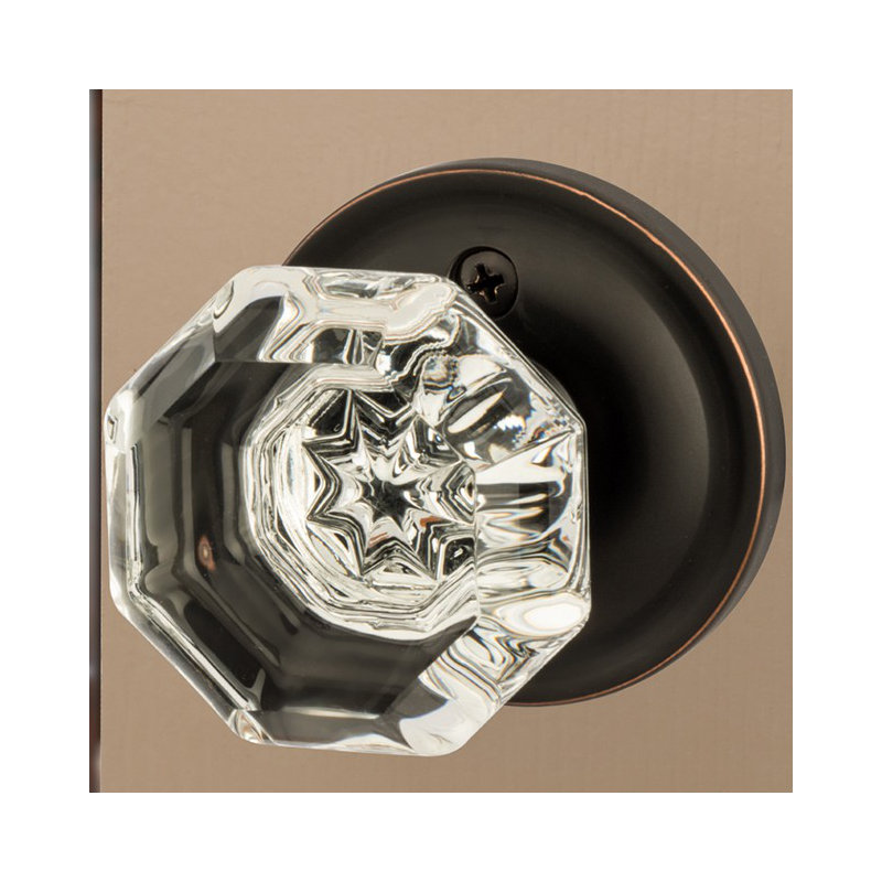 Faux bouton de porte simple Crystal