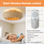 19.7" Caged Ceiling Fan With Light Kit And Remote Control