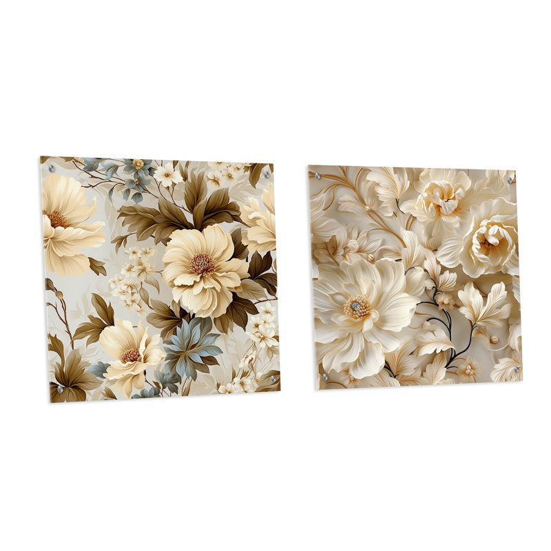 Motif victorien éthéré rococo Flourish, H 30 po x l 61 po
