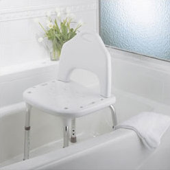 Chaise de douche ajustable