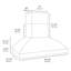 ZLINE 60 in. Wall Mount Outdoor Grill Hood
