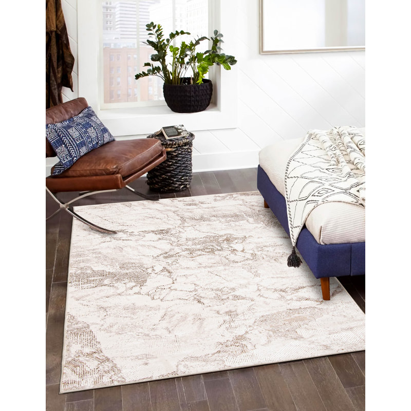 Tapis ivoire Nala, Rectangle de 5 pi x 8 pi