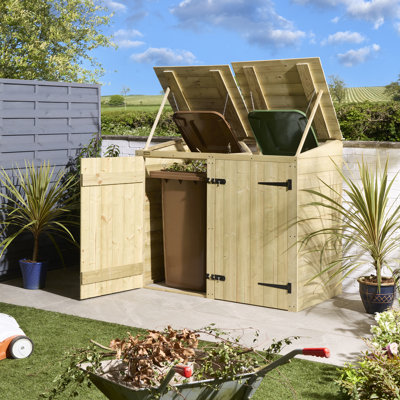 Wooden Bin Store