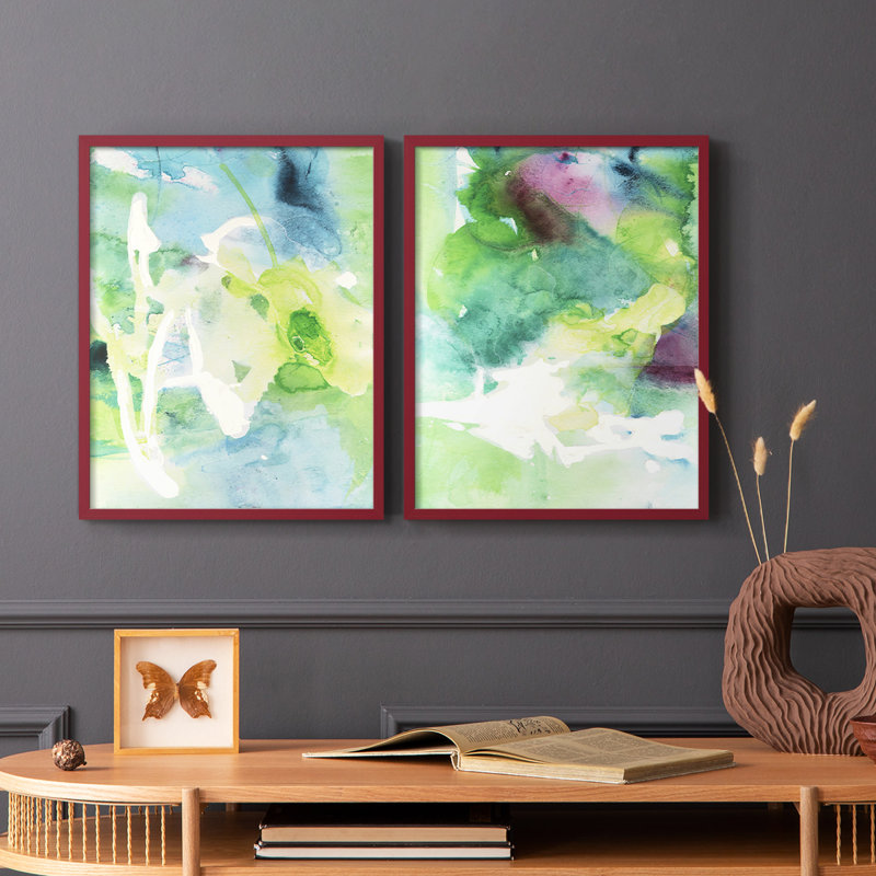 «Rising Above III», reproduction encadrée de qualité supérieure - prête à être accrochée - aucun clou requis - aucun clou requis