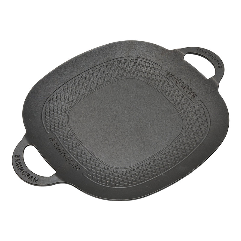 Cast Iron Grill & Griddle Pan