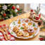 Ensemble de 10 assiettes de Noël rondes en mélamine 10 po