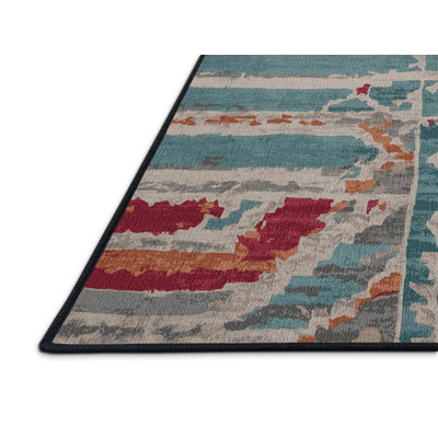 Machine Washable Gray Area Rug