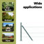 Vidaxl Fence With Posts PVC-Coated Steel-116798203-116798209