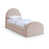 Tissu chenille rose