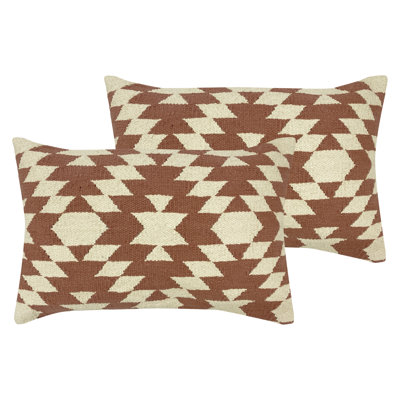 Geometric Rectangular Cushion