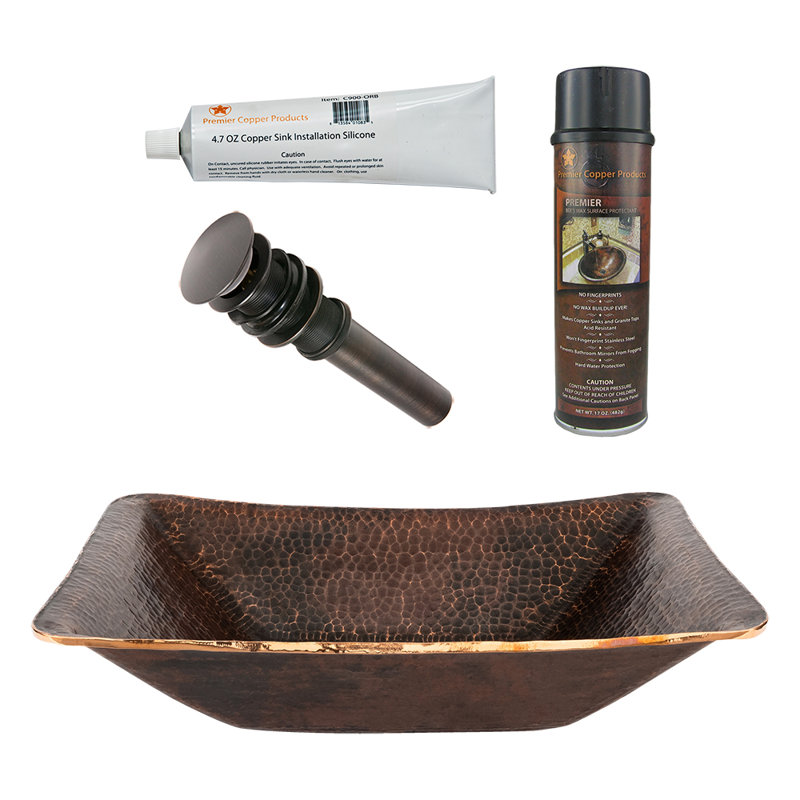 Ensemble de lavabo et de drain pour salle de bain Premier Copper Products BSP5_PVREC17-P