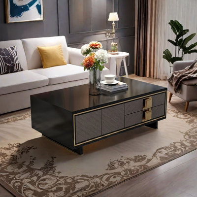 Modern minimalist light luxury coffee table