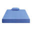 Ensemble de matelas et de coussin de 7 pouces avec matelas en mousse viscoélastique imprégnée de gel respirant, bleu, matelas dans une boîte-1291700489