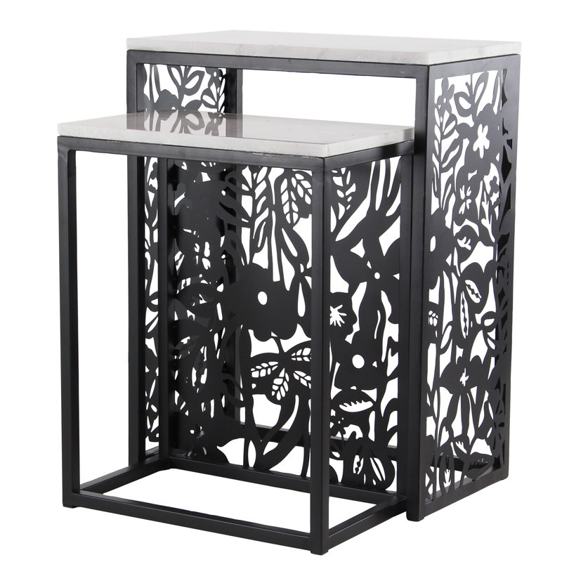 Table de bout Gyaan, Noir