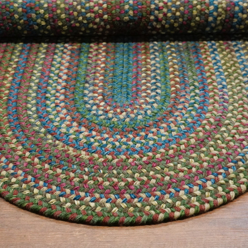 Tapis réversible New England Braid, Ovale 2 pi x 3 pi