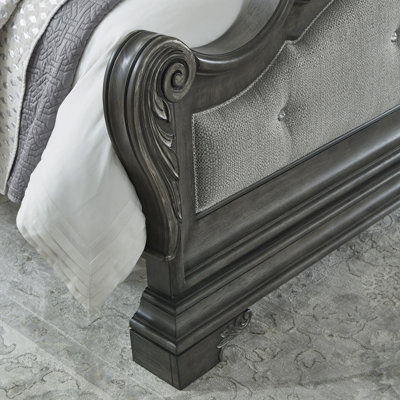 Vivian Upholstered Panel Bed -  Pulaski Furniture, P294-BR-K1
