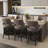 Bisto Upholstered Counter Height Bar Stool with Solid Wood legs-228284852