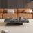 Briamarie 39.37'' Square Sintered Stone Coffee Table-2038813327