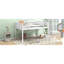 Lit mezzanine simple avec rangement portable-256205596