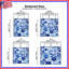Couvre-lit matelassé bleu Botanical Illustration-126083500