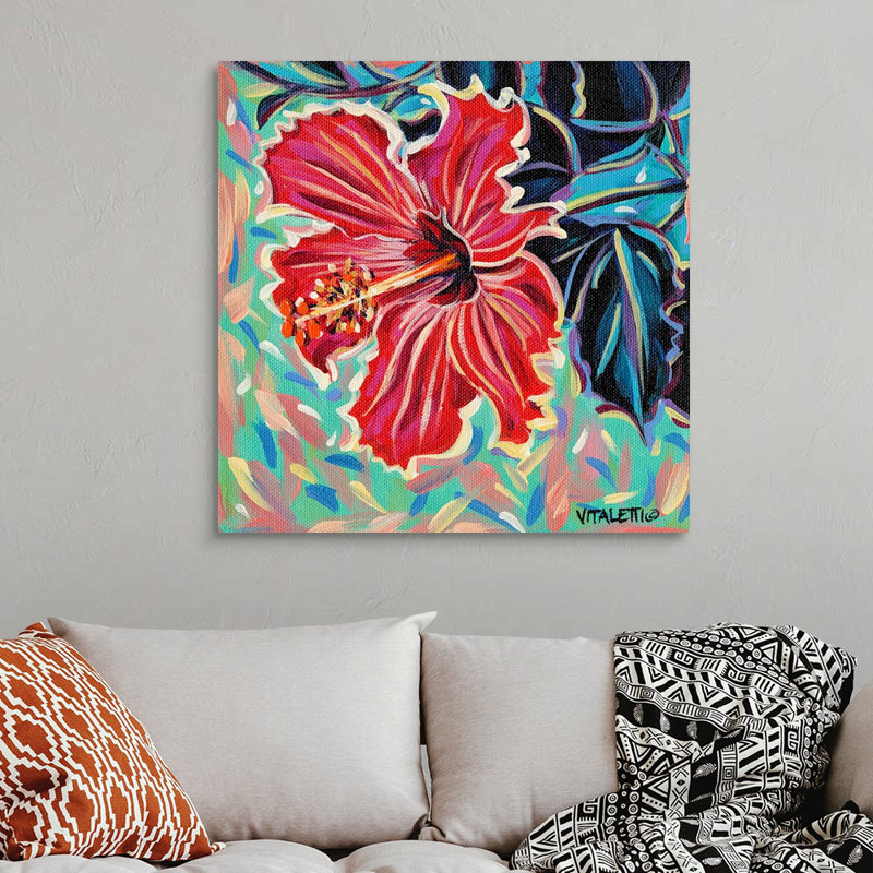 Hawaiian Beauty II, art mural sur toile, Toile tendue, H 36 po x l 36 po x P 1,25 po