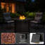 Square Propane Smokeless Fire Pit Table