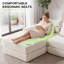 Canapé modulaire en L avec repose-pieds Cloud - avec housses lavables, sans assemblage, canapé en mousse à mémoire de forme pour petits appartements - Animaux de compagnie - Blanc-2035022020-2035022023