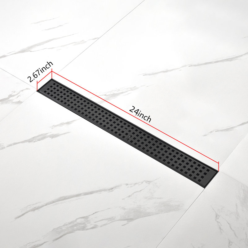 Linear Grid Shower Drain