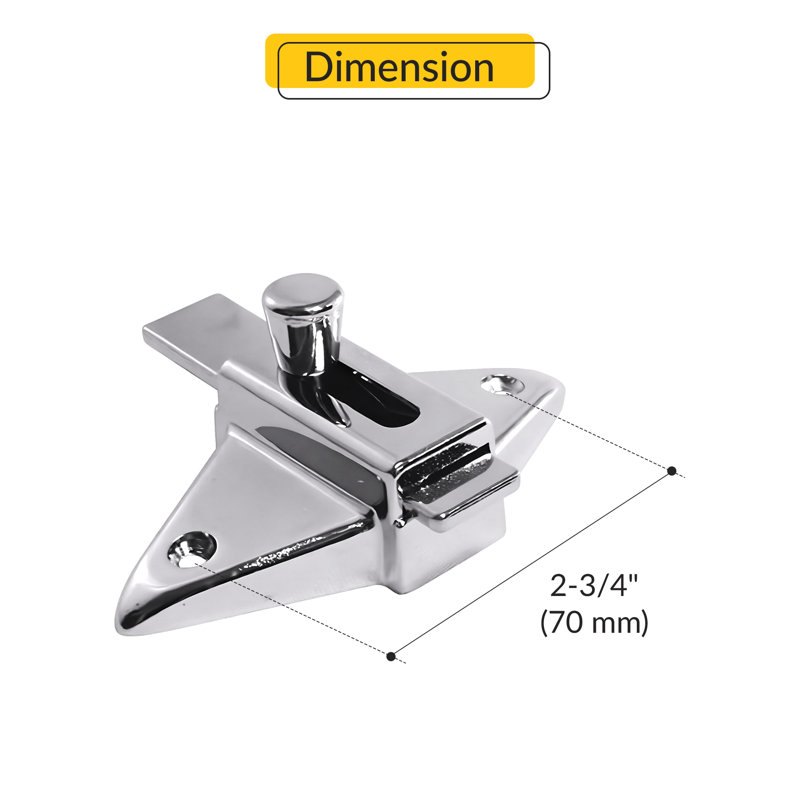Fixation en surface avec loquet coulissant Brixwell 91-79a