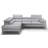 Ellijay Upholstered L-Shaped Sectional-33433200-33433214