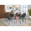Chaise rembourrée Kinner - ensemble de 2-108836331-108836334