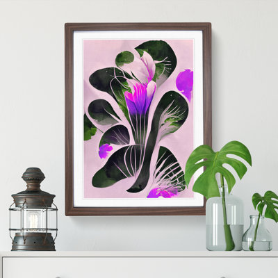 Flowers in Abstract No.3 - Framed Print