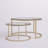 Emmitt Glass Top Nesting Coffee Table-490320556