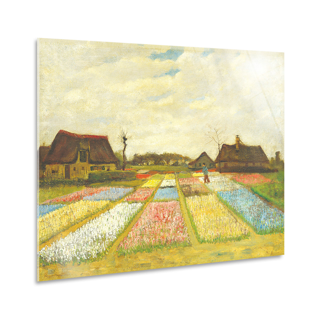 Kunstdruck Blumenbeete in Holland von Vincent Van Gogh