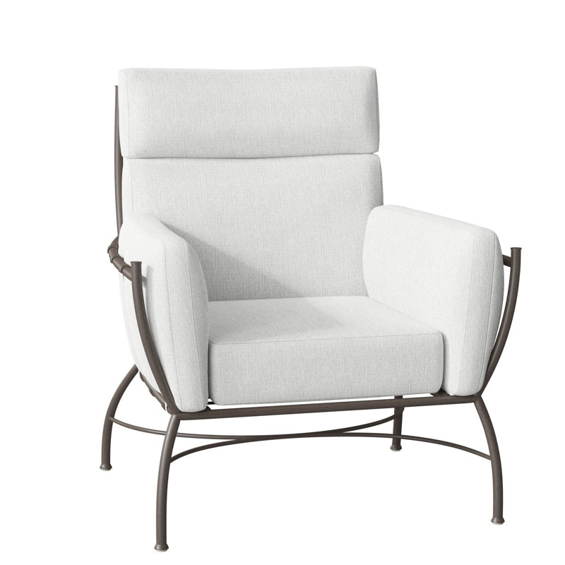 Majorca Aluminum Lounge Chair, No Welt, Bali Pearl
