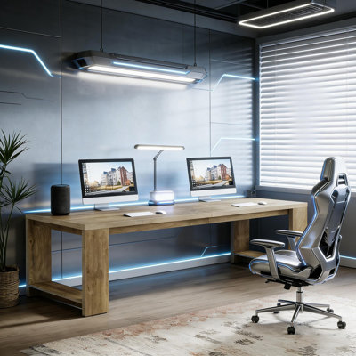 Roomy Office Desk,Computer Desk,Conference Table,Dual Workstation