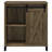 Rustic Oak Sliding Door Bar Cabinet