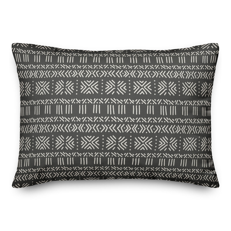  Housse et insert de coussin rectangulaire Mud