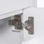 Meuble-lavabo simple blanc moderne 30 po avec lavabo en céramique-104638764