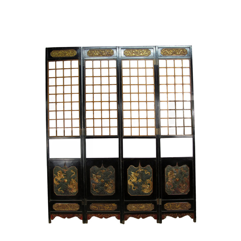 Porte moustiquaire pivotante en bois teinté Asian Classic