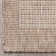 Medusa Clesha Solid Striped Border Indoor Outdoor Taupe Flatweave Rug