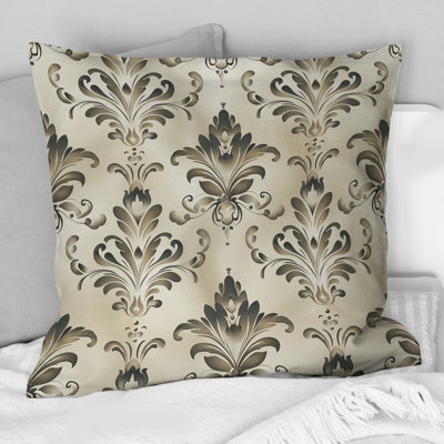 Coussin décoratif damassé Glam Patten III - Glam