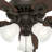 42" Builder 5 - Blade Standard Ceiling Fan with Pull Chain and Light Kit Included-23681180