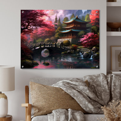 Le Japon, terre du Samouraï V - art mural moderne japonais en acrylique