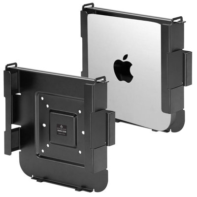 Mac Mini VESA Mount/Wall Mount/Under Desk Mount/VESA Mount Behind Monitor- Foam Padding, Security With Anti-Theft Locking, Full Mounting Kit For Space