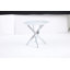 Table ronde moderne en verre