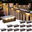 Stainless Steel Solar Powered Step Light Pack-118110097-118110100