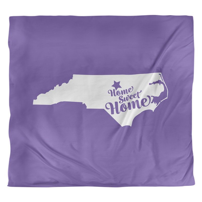 Housse de couette durham de la maison, Housse de couette pour très grand lit, Mauve, Polyester brossé