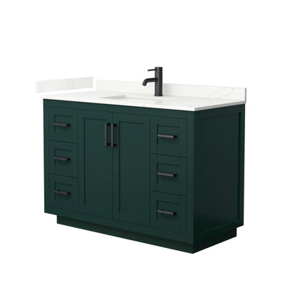 Miranda 48" Freestanding Single Bathroom Vanity with Quartz Top